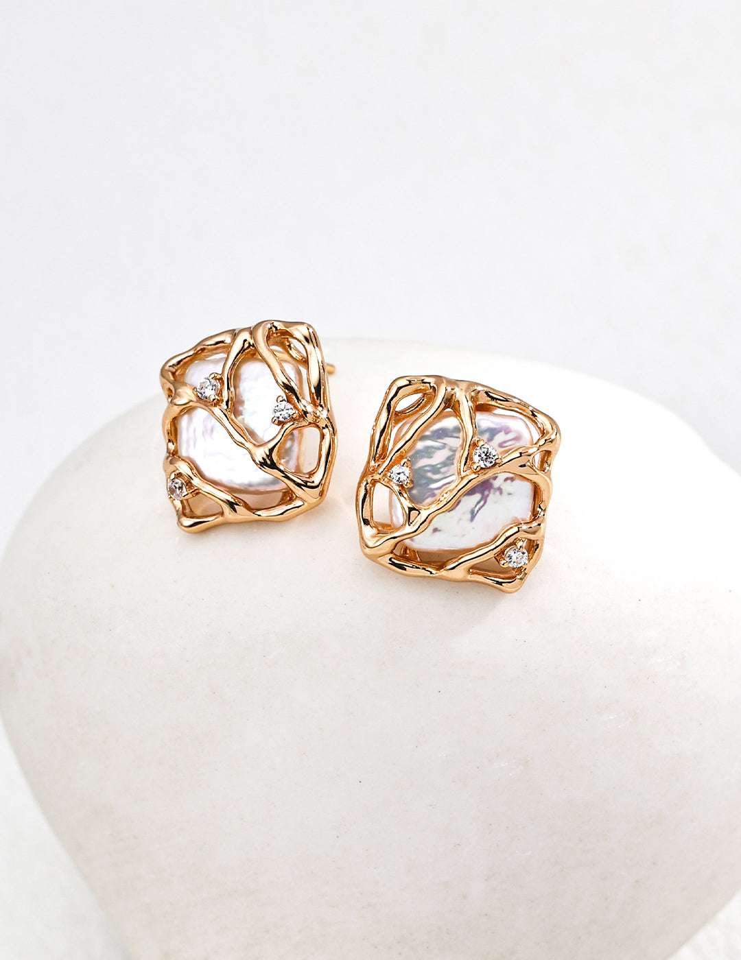 Lunar Spark Earrings ｜Forya J'adore