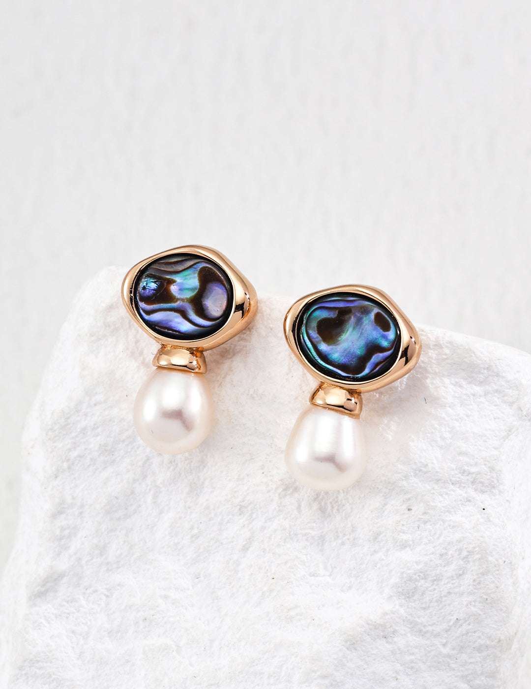 Scallop Halo Earrings｜Women's Halo Earrings｜Forya J'adore